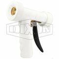 Dixon Hot Water Washdown Spray Nozzle, 1/2 in FNPT Connection, 12.5 GPM Flow Rate, 150 psi Pressure, White BWSG-W